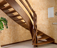 Stringer stairs, railing: two bands ENERGY solutions