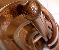 Stringer stairs, railing: two bands ENERGY solutions