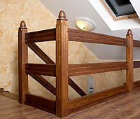 Stringer stairs, railing: two bands ENERGY solutions