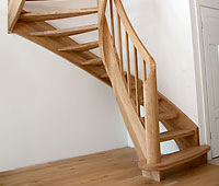 Stringer stairs with bends ENERGY solutions