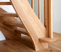 Stringer stairs with bends ENERGY solutions