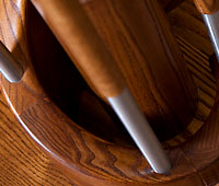 Openwork stringer stairs with band-shaped railings + balusters ENERGY solutions