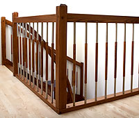Openwork stringer stairs with band-shaped railings + balusters ENERGY solutions