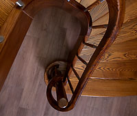 Openwork stringer stairs with band-shaped railings + balusters ENERGY solutions