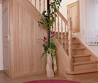 Stringer stairs with risers and panel mounting ENERGY solutions