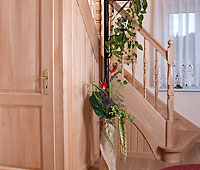 Stringer stairs with risers and panel mounting ENERGY solutions