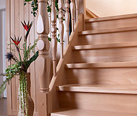 Stringer stairs with risers and panel mounting ENERGY solutions